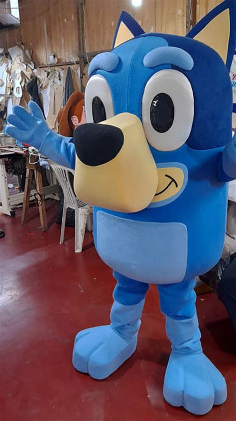 Blusy mascot costume for sale